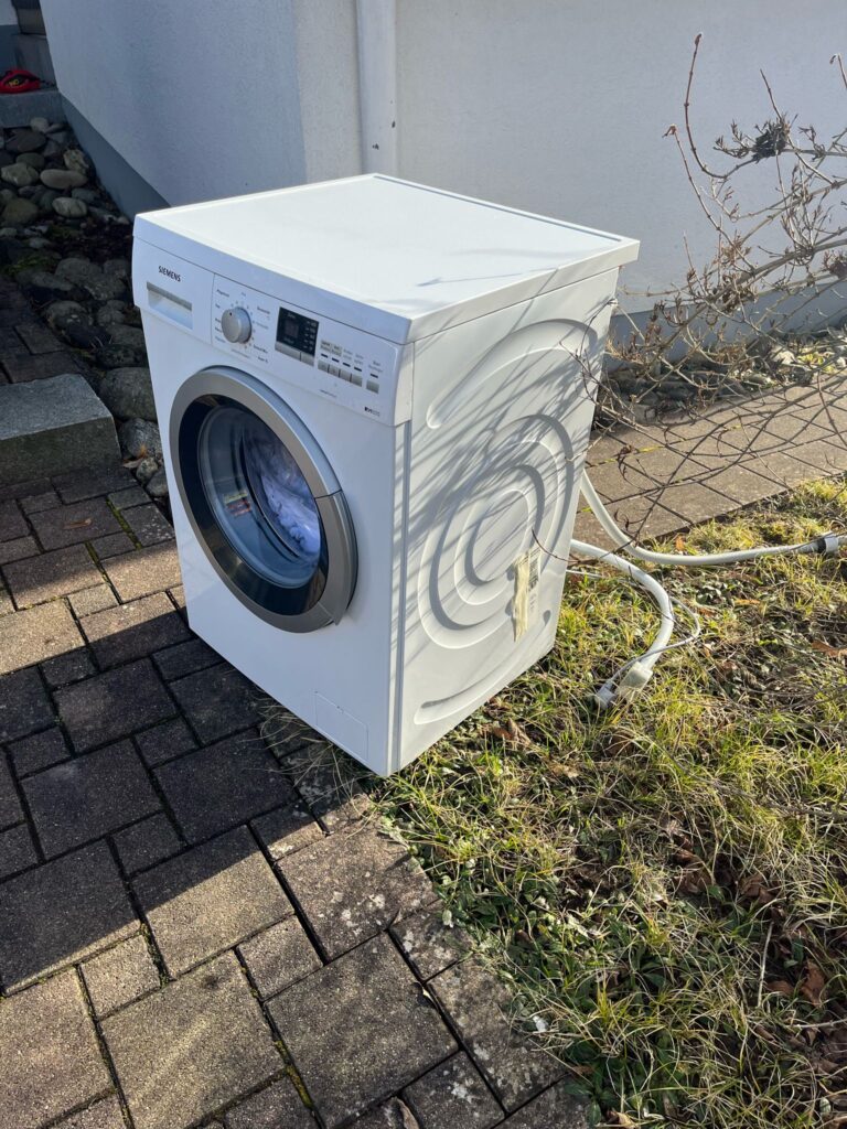 Defekte Waschmaschine